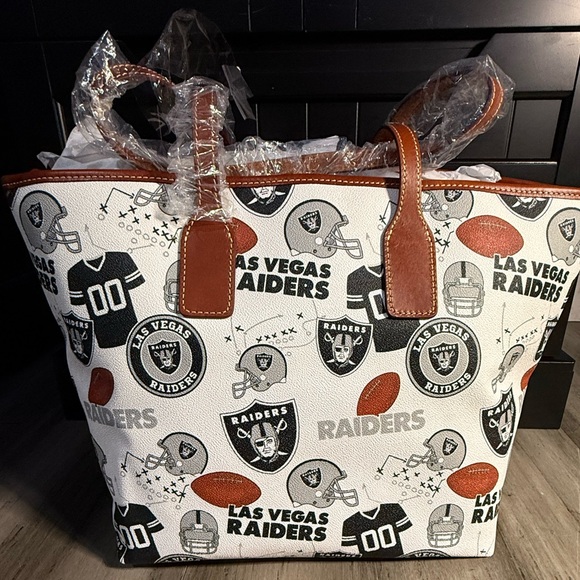 Dooney & Bourke NFL Raiders Tote - Picture 7 of 10
